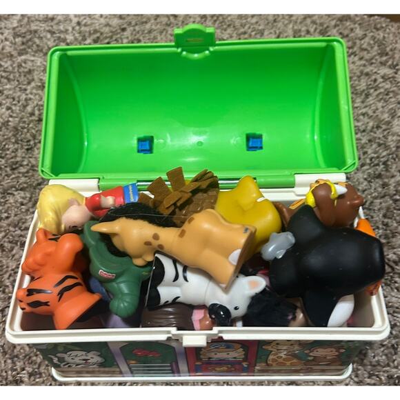 Fisher-Price Other - Fisher-Price Little People Take Along Lunchbox + 18 Play Pieces